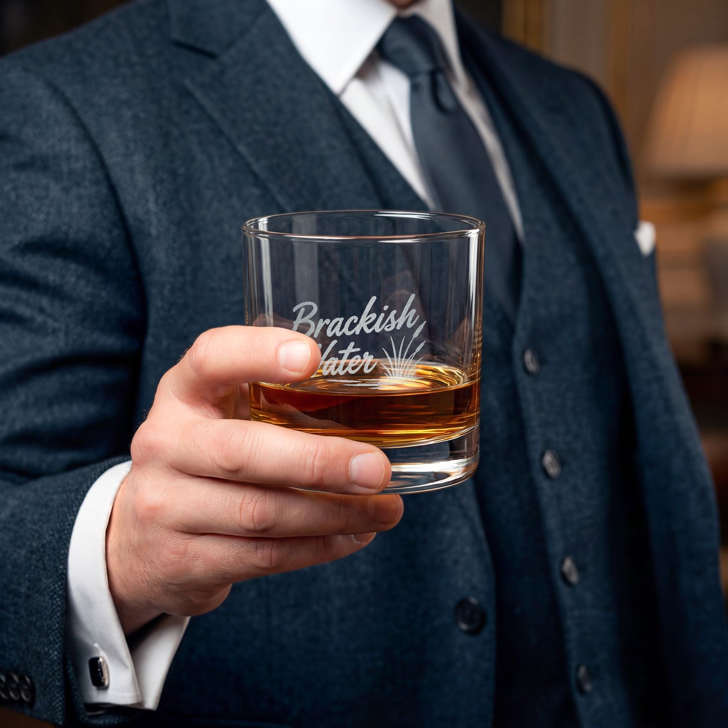 'Brackish Water' Whiskey Glass
